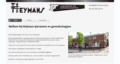 Desktop Screenshot of heijmans-ijzerwaren.nl