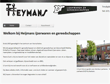 Tablet Screenshot of heijmans-ijzerwaren.nl